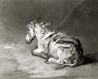 Donkey at Rest by James Ward